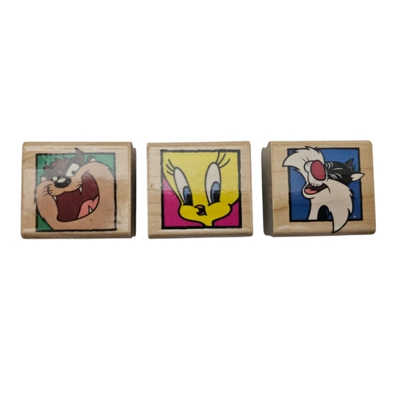 Looney Tunes Rubber Stamp Set 1994 - Picture 1 of 5